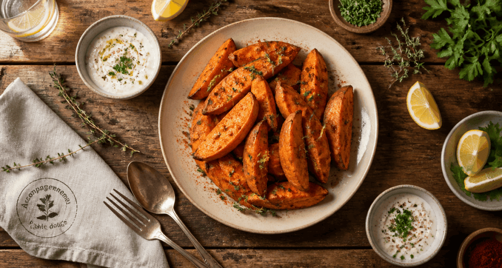 accompagnement patate douce plat gourmand