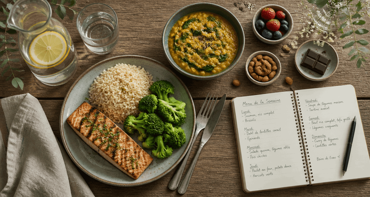 comment faire un reequilibrage alimentaire assiette equilibree