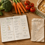 menu famille semaine planification table