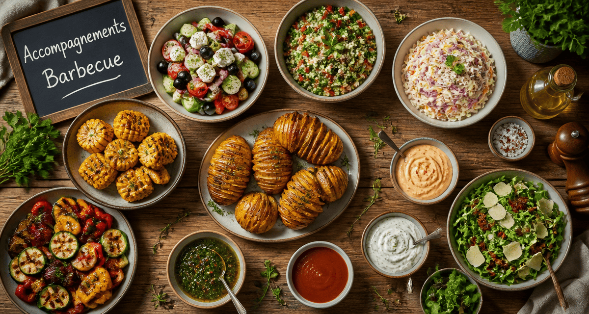 quel accompagnement avec un barbecue salades légumes grillés