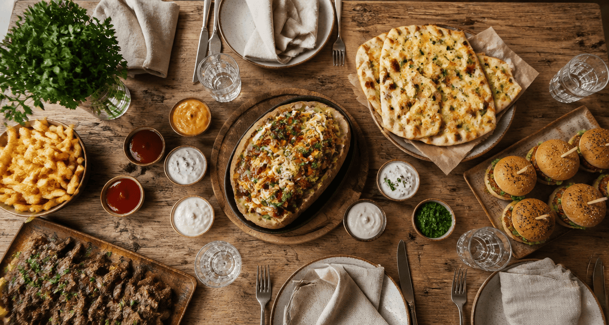 Plats variés restaurant halal Villeurbanne