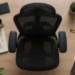 top chaise ergonomique vue du dessus au bureau