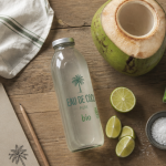 Coconut water coconut water gourde noix de coco citron vert