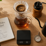 comment faire un bon café filtre avec V60 et balance
