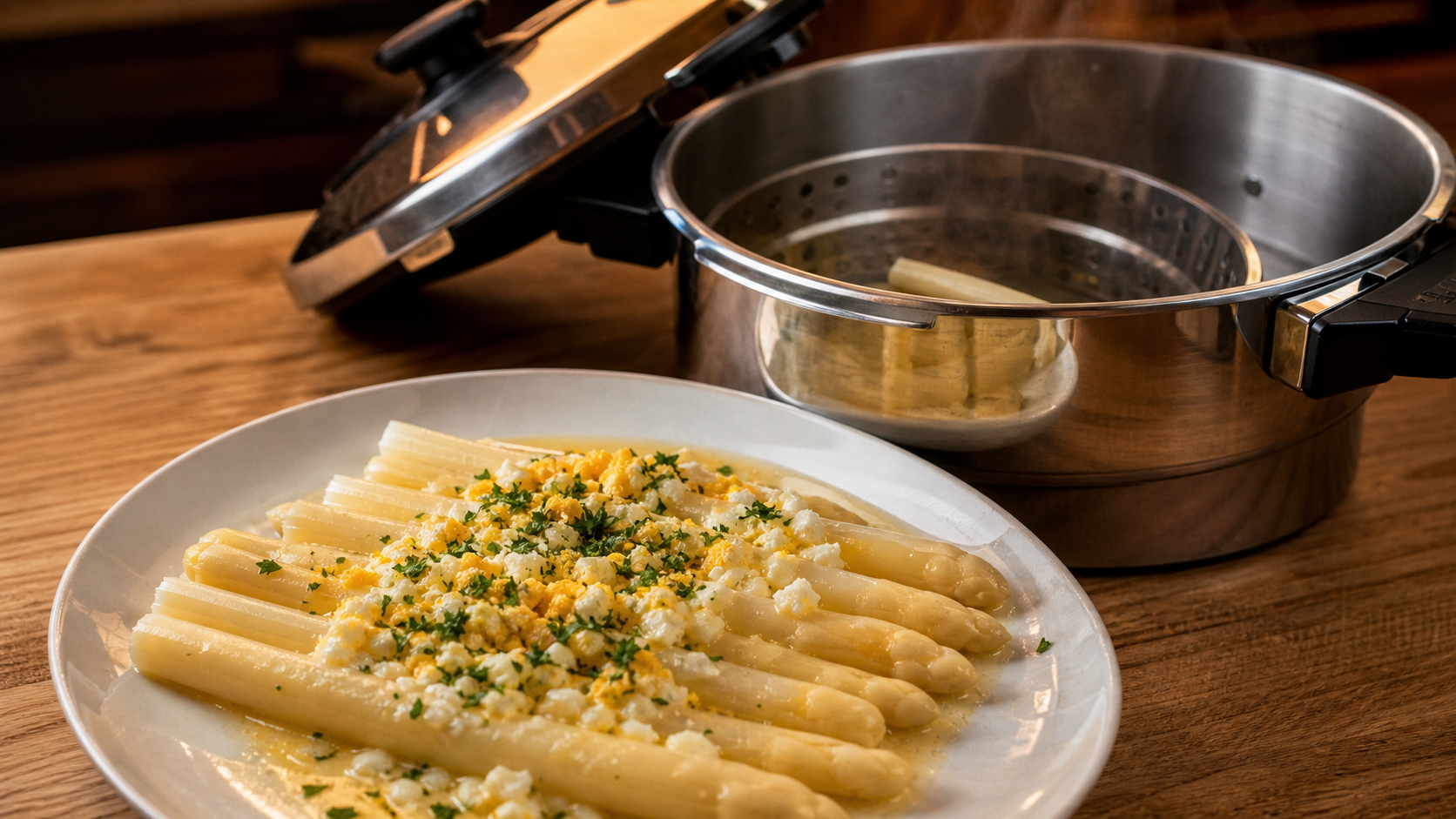 Cuisson asperges cocotte minute : asperges à la vapeur