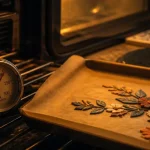 Cuisson pour pate fimo : 110°C, 30 minutes, thermomètre au four