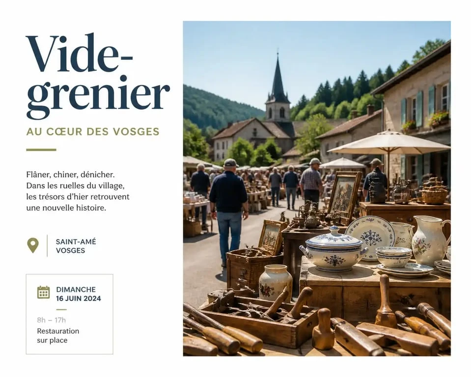 Vide-maison 88 : chineurs et stands de brocante dans les Vosges