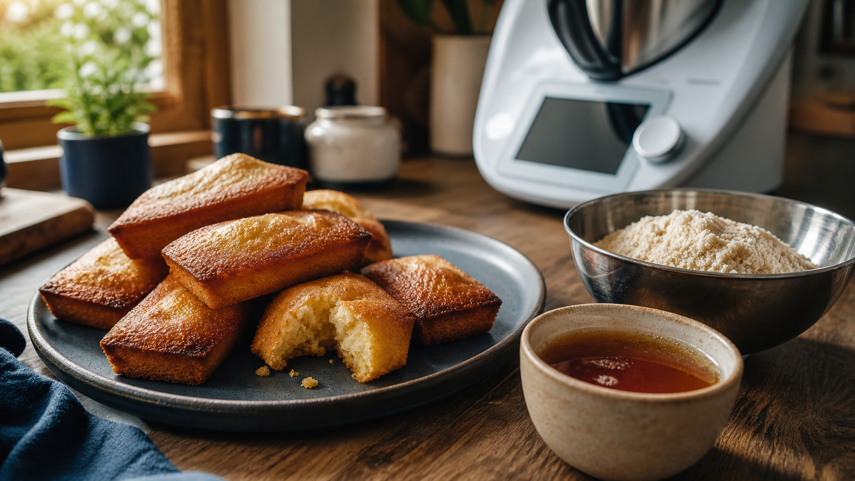 Financier thermomix : cœur fondant, bords croustillants