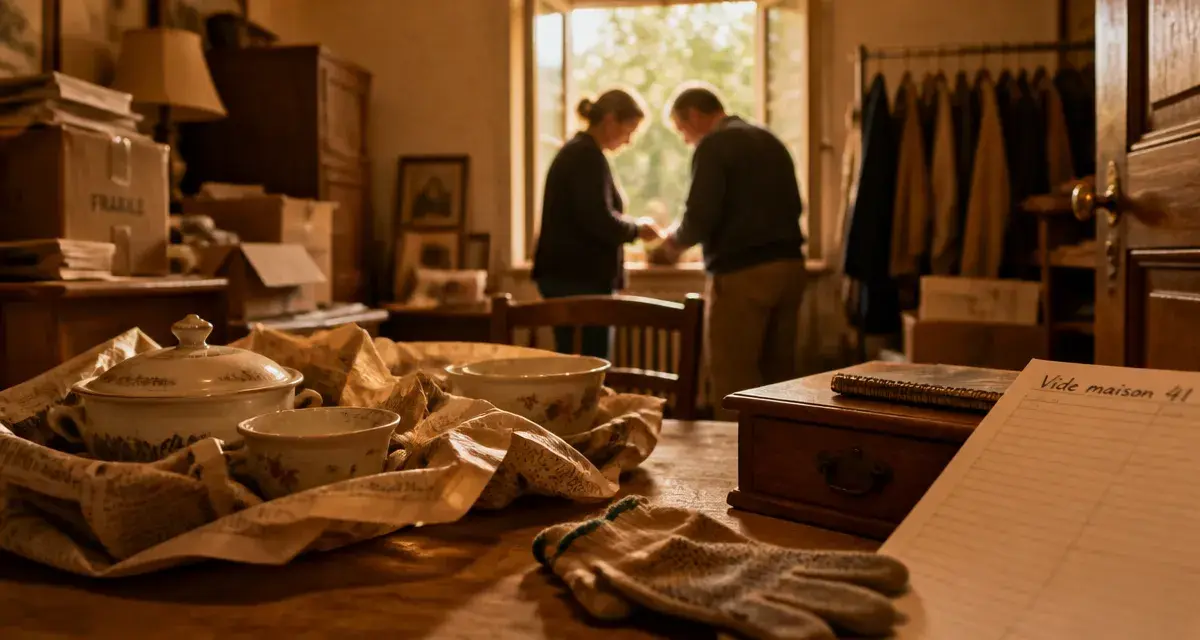 Vide maison 41 : tri et débarras d’objets dans une maison du Loir-et-Cher