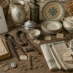 Vide maison 85 table objets anciens