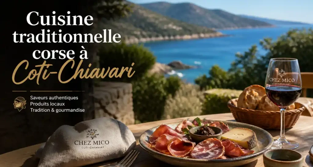 Cuisine traditionnelle corse à Coti-Chiavari