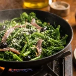 Brocoli italien : brocoli-rave aux olives, ail et anchois