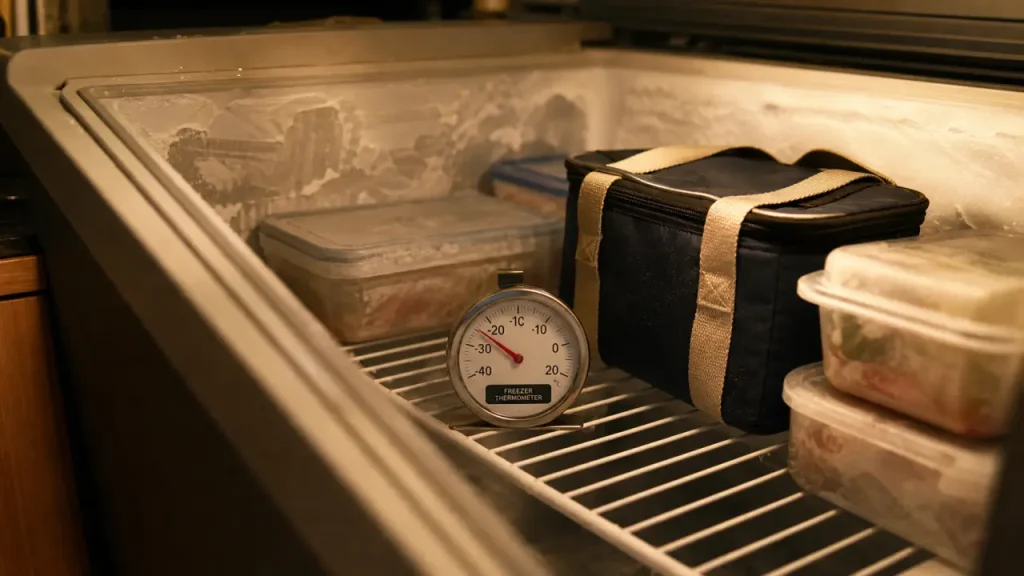Combien de temps avant de remplir un congélateur apres degivrage : attendre 3 à 6 h après -18°C
