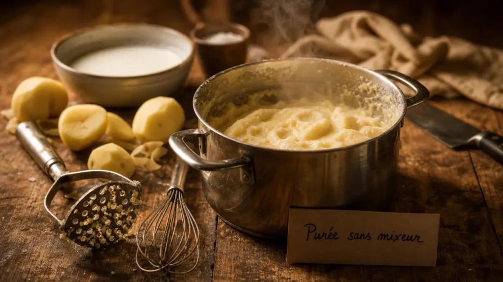 Comment mixer sans mixeur : presse-purée ou fouet pour purée maison