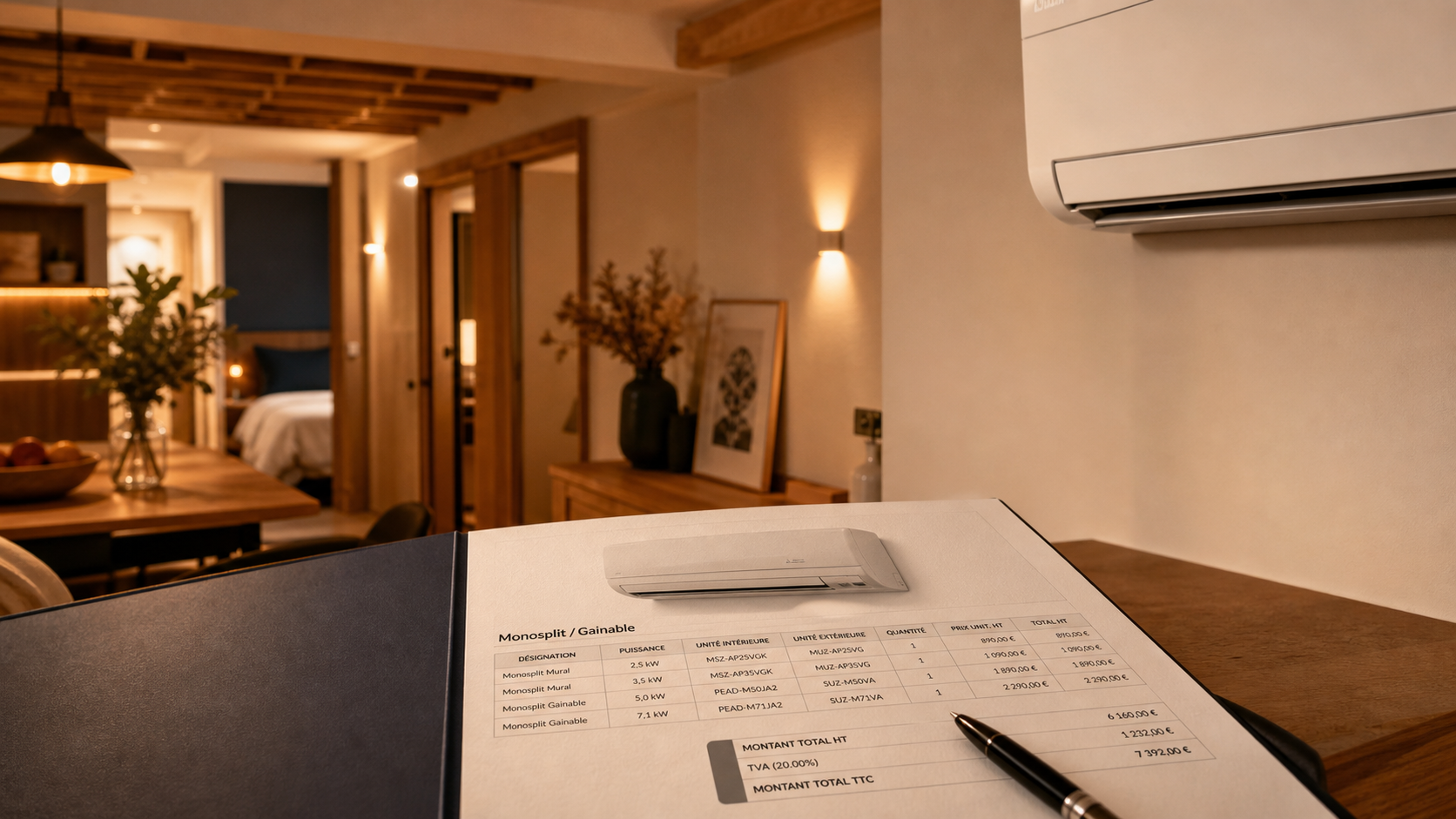Prix clim réversible : gamme de 399,90 € à 18 000 €