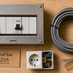 Quel disjoncteur pour un four : disjoncteur 20A et câble 2,5 mm²