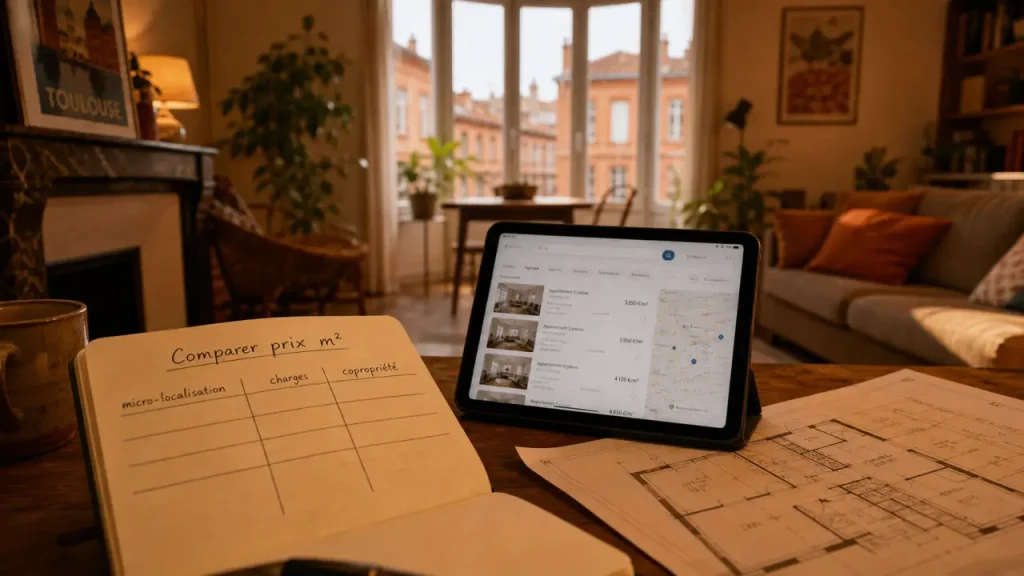 Achat appartement Toulouse : 3 564 € le m², quartiers à comparer et vérifications avant de signer
