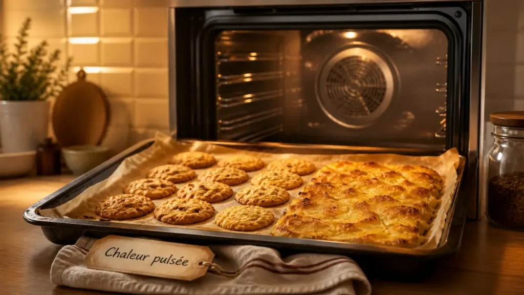 Chaleur tournante ou pulsée : la résistance circulaire change le préchauffage et la cuisson