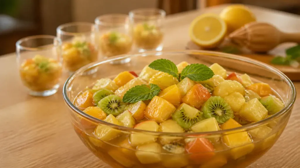 Salade de fruits maison : la recette facile en 15 min, avec jus parfumé et fruits qui restent nets