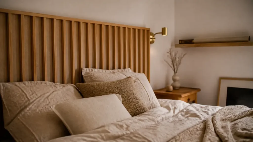 Bois, cannage ou papier peint : quelle tête de lit fabriquée maison pour votre chambre ?