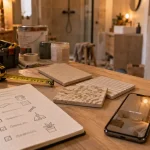 brico deco : liste produits, stock et outils pour travaux salle de bain