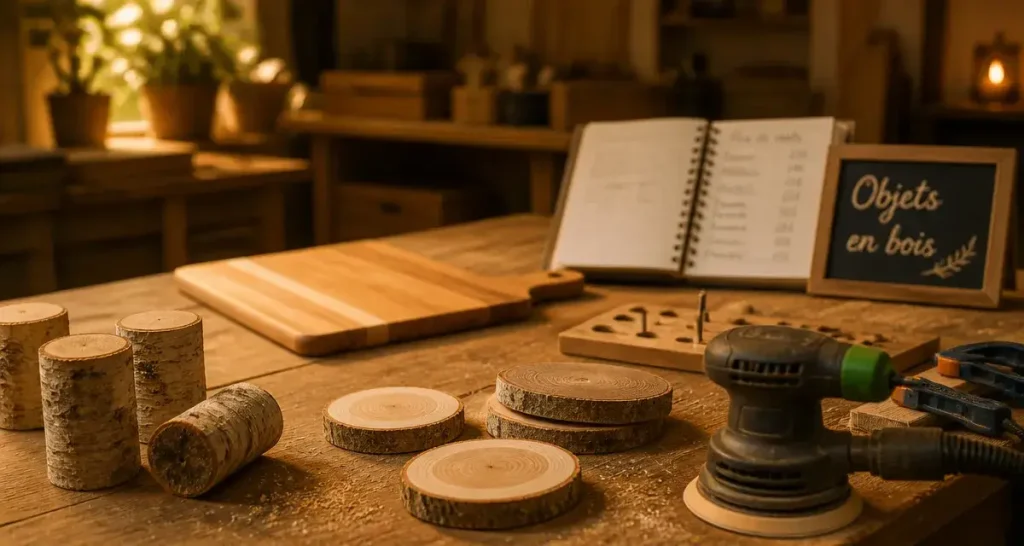 Objets en bois faciles à fabriquer : les rondelles de bouleau et les gabarits qui changent tout