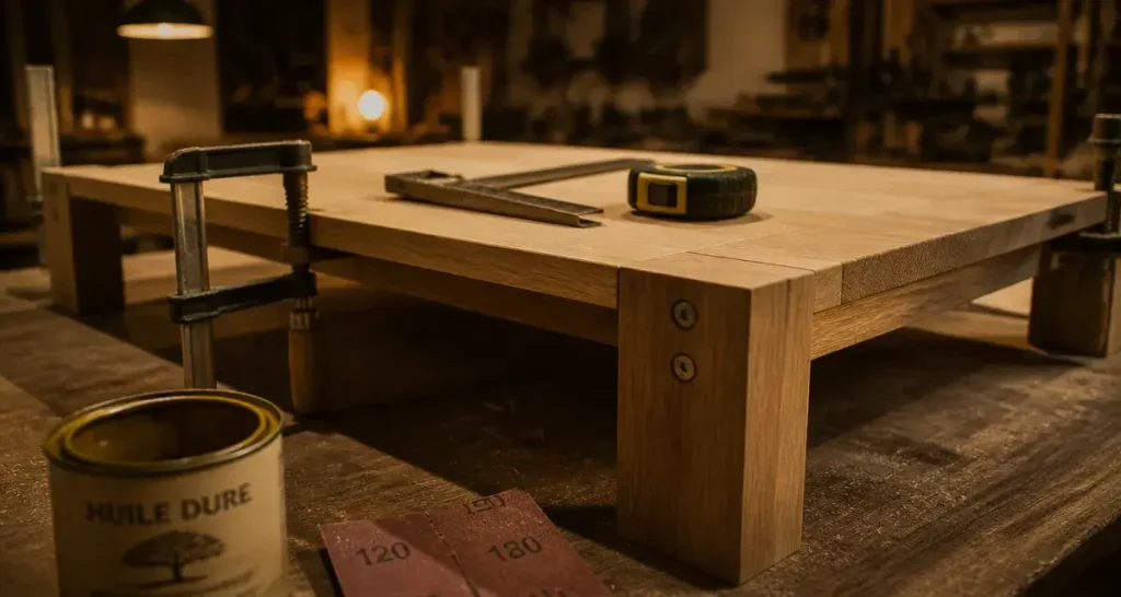 Fabriquer une table basse : 4 étapes clés et erreurs à éviter pour un résultat pro