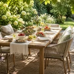 Goûter estival : 80 cm pour une table conviviale