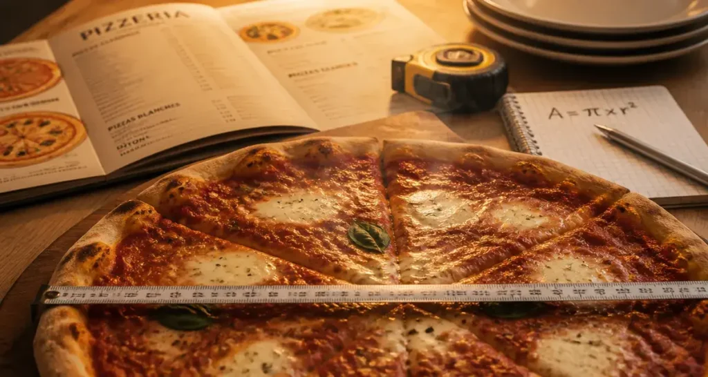 Diamètre, surface et parts : le guide pour choisir la taille de pizza idéale