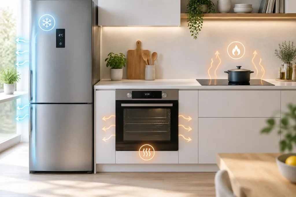 Réfrigérateur, cuisson : les vrais postes de dépense énergétique en cuisine