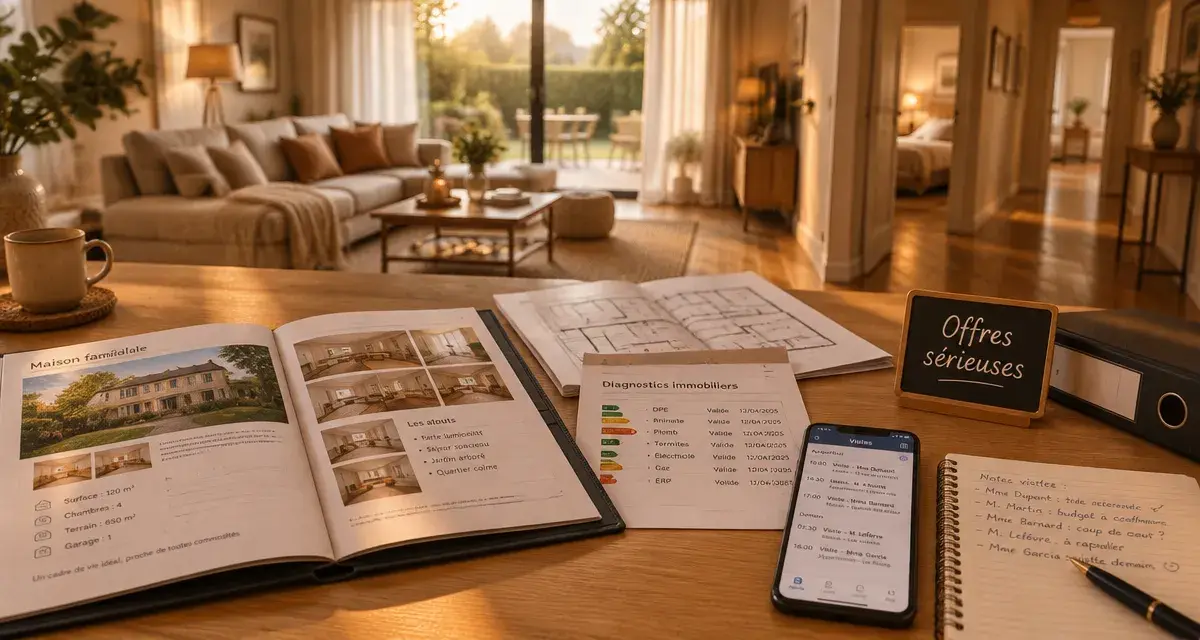 Vendre sa maison rapidement : fiches diagnostics et offres sérieuses pour un prix juste